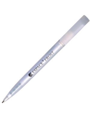 Plastic Pen Espace Frost Retractable Penswith ink colour Blue/Black